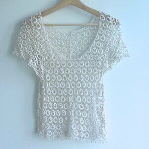 Bohemian Mesh Knit Top